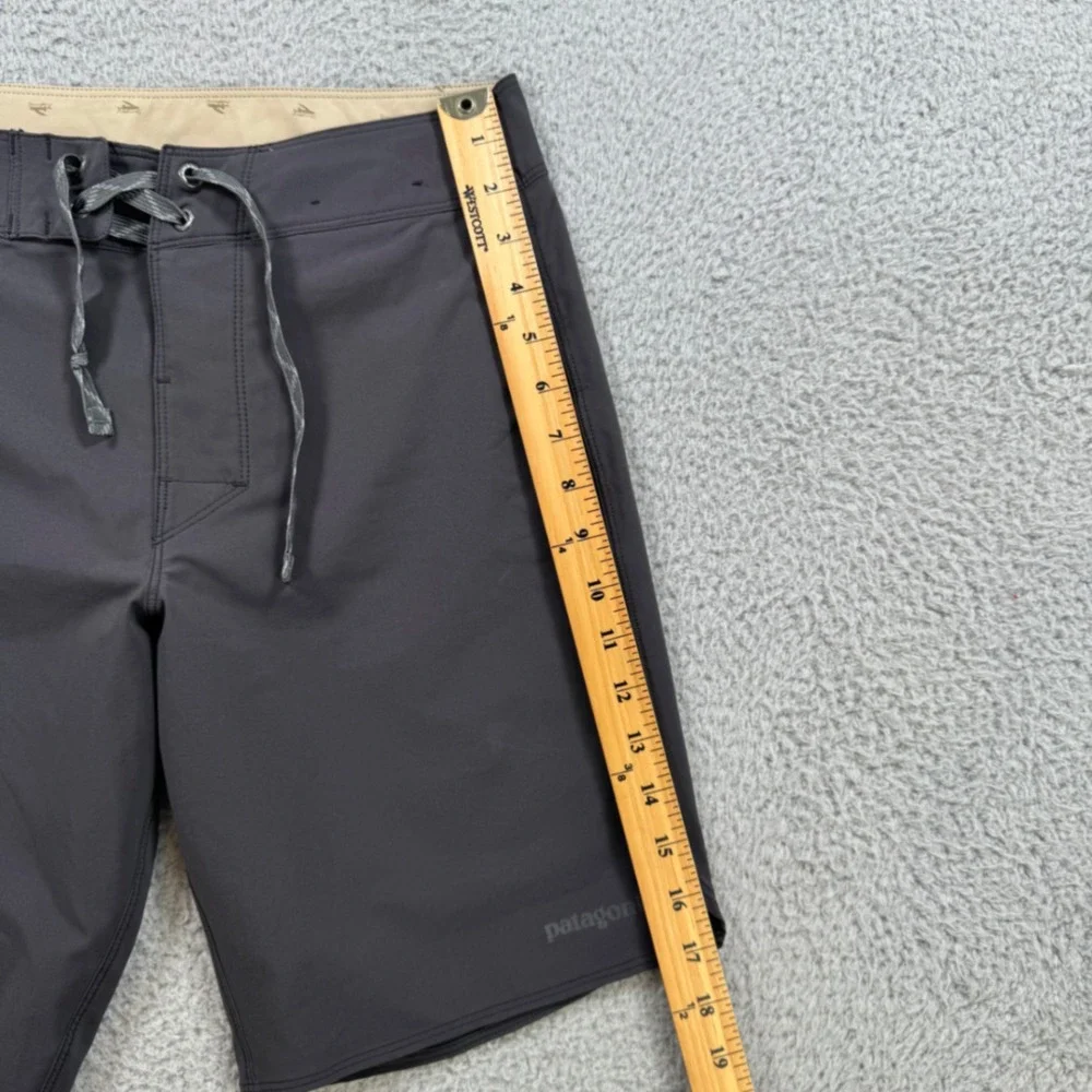 Patagonia Mens Gray Board Shorts Swim‎ Trunks Size 28